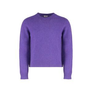 CELINE Men's Crew Neck Sweater Men PURPLE Sweaters & Cardigans